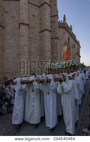 Holy Saturday Procession In The Streets Of Zamora