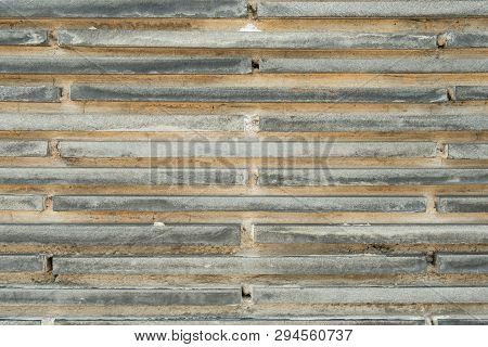 Old Gray Brick Wall Texture Background , Graphic Ressource .