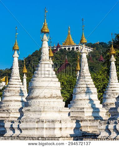 Sandamuni Pagoda temple at Mandalay city in Myanmar (Burma)