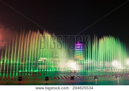 Changan Tower. This Is Xi An International Horticultural Expo Site, Changan Tower. Tourist Resort