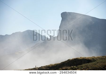 Peaks in Oza Valley, Pyrenees, Spain.