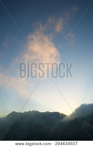 Peaks in Oza Valley, Pyrenees, Spain.