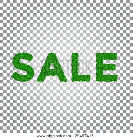 Green Grass Sale Text Vector Photo Free Trial Bigstock