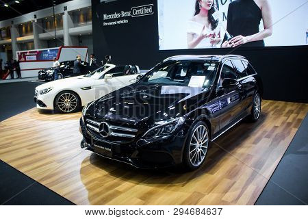 Mercedes Benz Certified On Display In Bangkok International Motor Expo 2018.