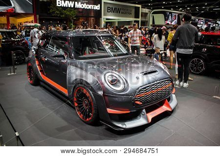 Mini John Cooper Works Gp Concept On Display In Bangkok International Motor Expo 2018.