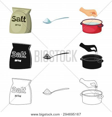 Vector Design Of Cooking And Sea Icon. Collection Of Cooking And Baking   Vector Icon For Stock.