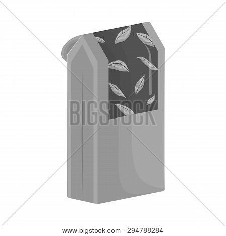 Vector Design Of Box And Tea Icon. Set Of Box And Homeopathy Stock Vector Illustration.