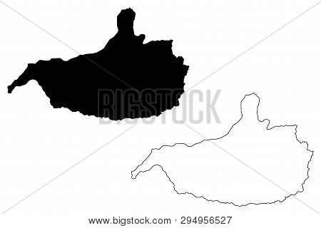 Nangarhar Province (islamic Republic Of Afghanistan, Provinces Of Afghanistan) Map Vector Illustrati