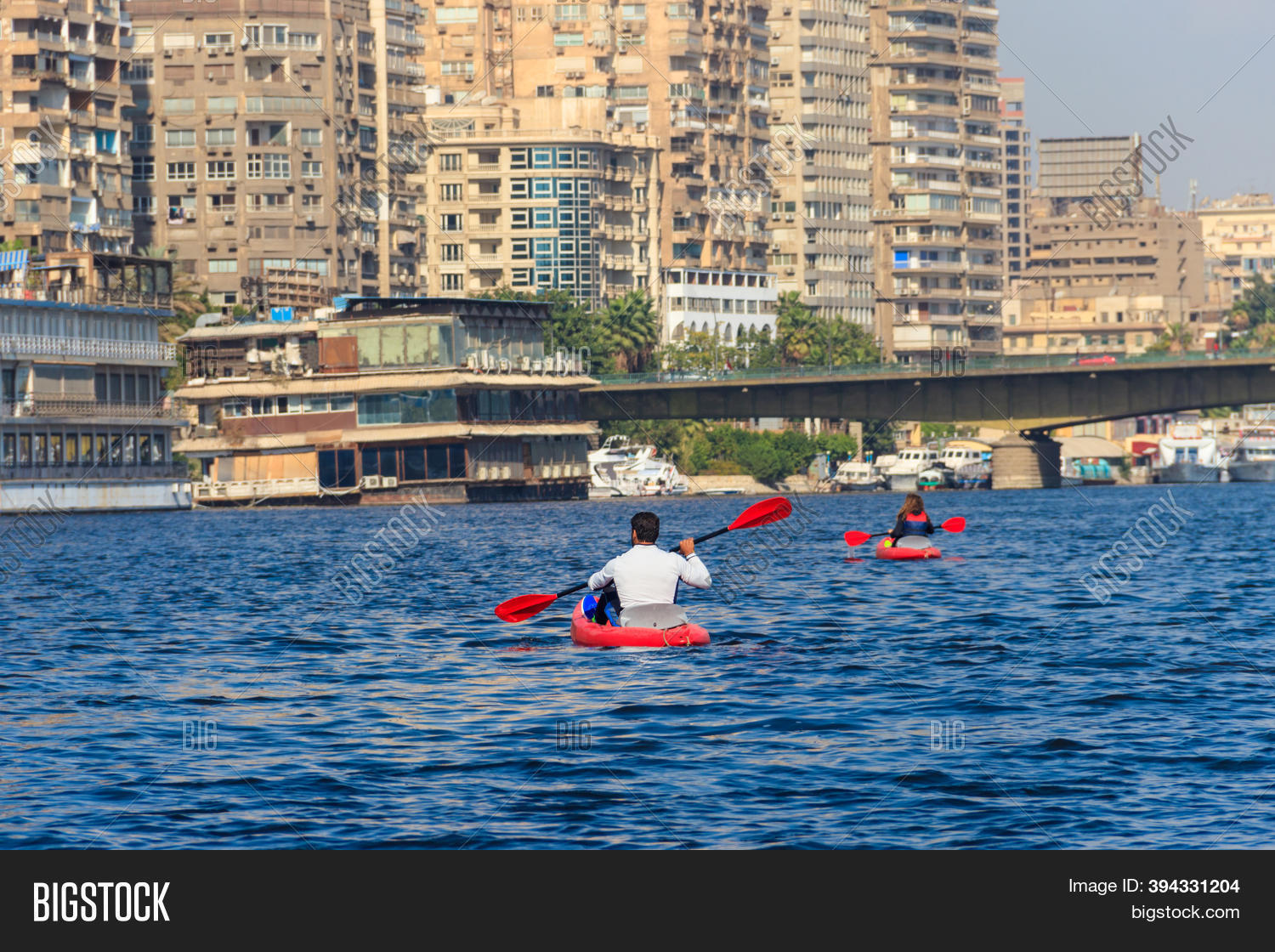 Kayaking On Nile River Image & Photo (Free Trial) Bigstock
