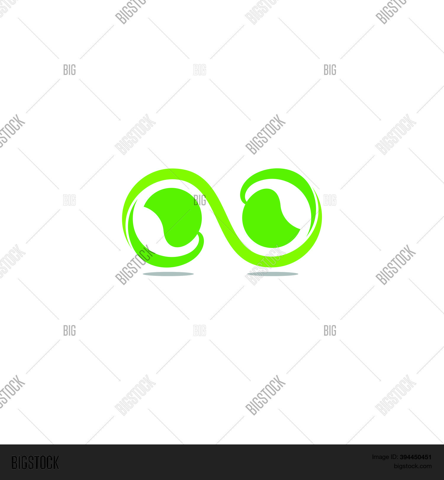Infinity Organic Leaf Vector & Photo (Free Trial) Bigstock