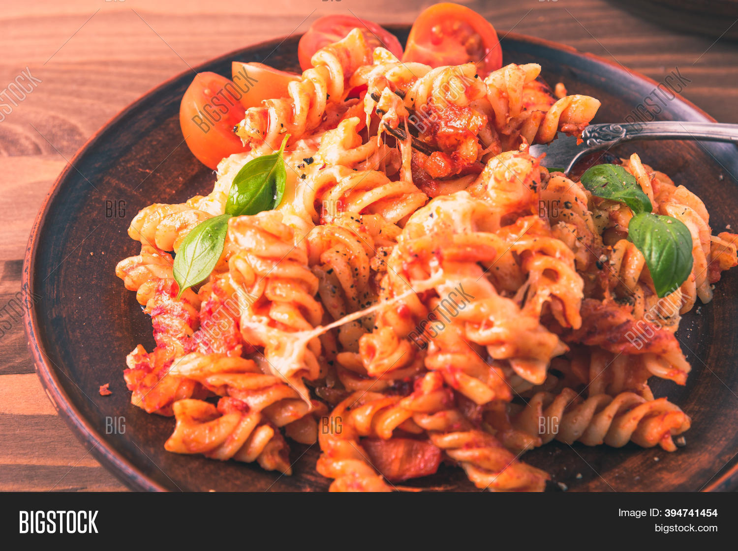Portion Baked Fusilli Image & Photo (Free Trial) Bigstock