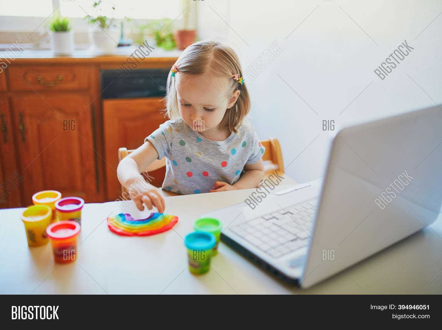 Toddler Girl Playing Image & Photo (Free Trial) | Bigstock