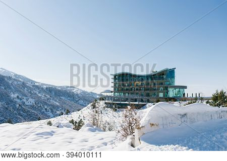 Wellness Center In The Mountains Near The Turn To Beldersay In Uzbekistan
