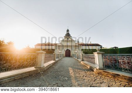 Medieval Castle In Nesvizh, Minsk Region, Belarus.nesvizh Castle