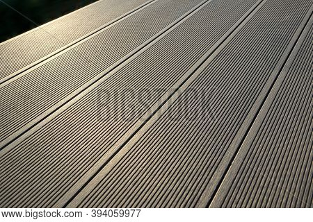 Deck planks of wpc composite material