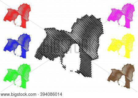 Nakuru City (republic Of Kenya) Map Vector Illustration, Scribble Sketch City Of Nakuru Map