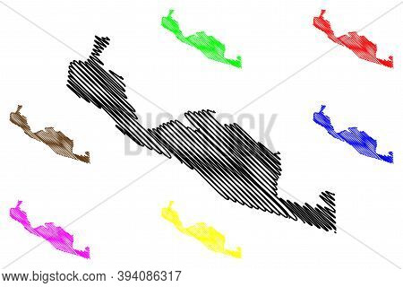 Monrovia City (republic Of Liberia, Montserrado County) Map Vector Illustration, Scribble Sketch Cit
