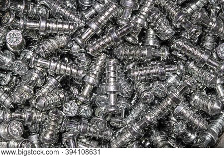 Dubel Screwed Under A Screed For Assembling Furniture For The House And Office