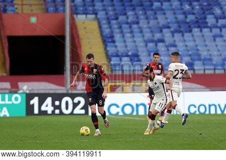 Genova, Italy. 08th November 2020. Lukas Lerager Of Genoa Cfc During The Serie A Match Between Genoa