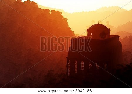 Lost City dybt i junglen 3D render