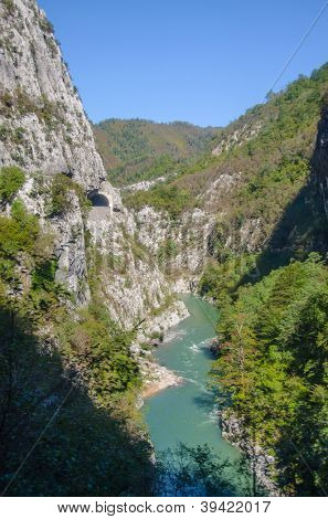 Moraca river canyon, Montenegro