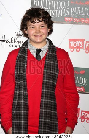 LOS ANGELES - 25 NOV: Aedin Mincks arriva la parata di Natale 2012 Hollywood a Hollywood & Hi