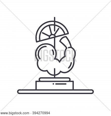 Appetizer Icon, Linear Isolated Illustration, Thin Line Vector, Web Design Sign, Outline Concept Sym