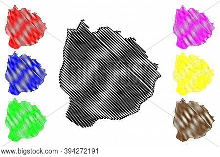 Aba City (federal Republic Of Nigeria, Abia State) Map Vector Illustration, Scribble Sketch City Of 