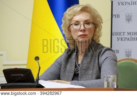 Kyiv, Kyiv / Ukraine - November 10 2014: Minister Of Social Policy Of Ukraine Lyudmyla Denisova
