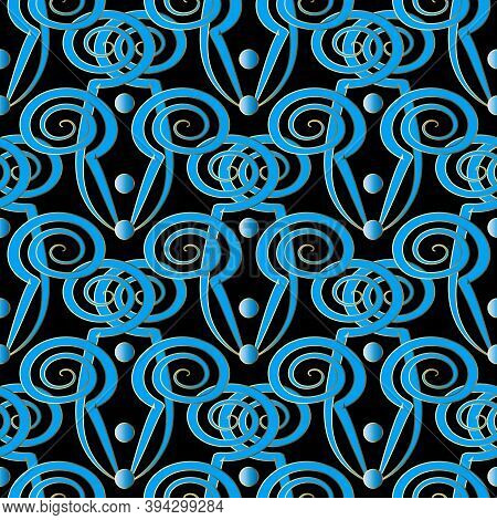 Celtic Style Ornamental Abstract Vector Seamless Pattern. Patterned Elegant Background. Repeat Decor