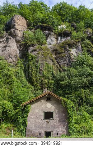 Cycleway Of Isarco Valley, Bolzano Province, Trentino Alto Adige, Italy.