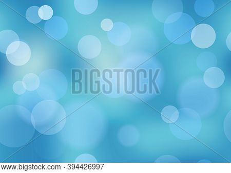 Seamless Blue Abstract Vector Background Illustration. Horizontally And Vertically Repeatable.
