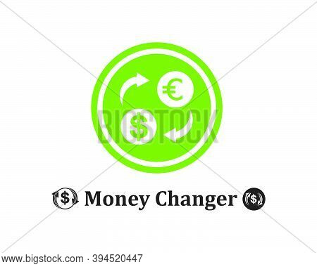 Money Changer Logo Icon Vector