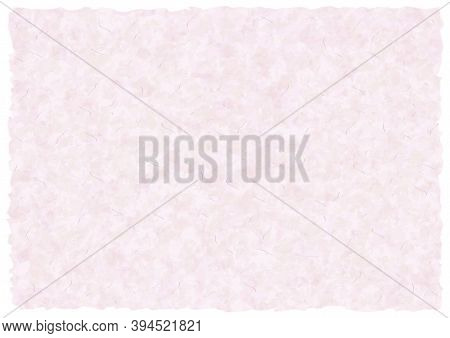 Japanese Paper Textured Vector Abstract Grayish Pink  Background Isolated On A White Background.