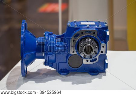 Helical Bevel Gear Reducers. Industrial Gearbox Transmission