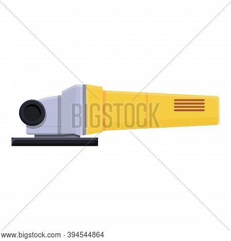 Angle Grinding Machine Icon. Cartoon Of Angle Grinding Machine Vector Icon For Web Design Isolated O