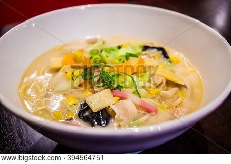 Chanpon, A Classic Nagasaki Dish, Eaten In Chinatown. Very Unique Japanese Food!