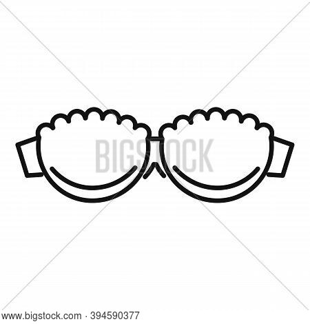 Balconette Bra Icon. Outline Balconette Bra Vector Icon For Web Design Isolated On White Background