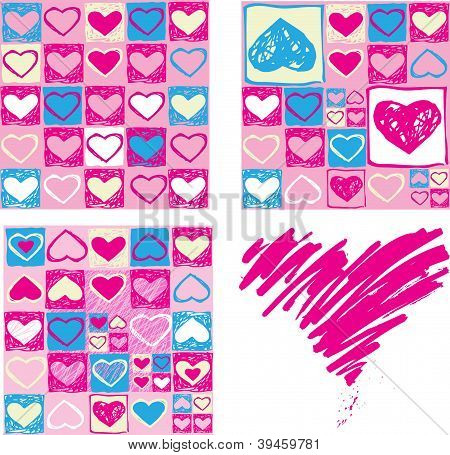 Sevgililer Dikişsiz desen dizi