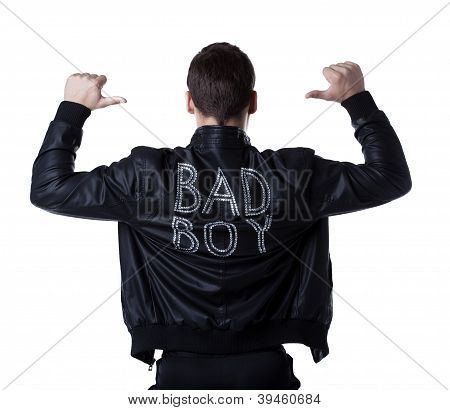 Bad boy portait striptiz adam siyah ceket