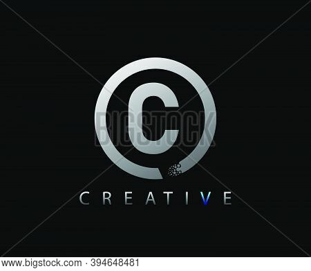 Letter C Digital Network , Technology And Digital Abstract Line Network Circuit Vector Logo. .