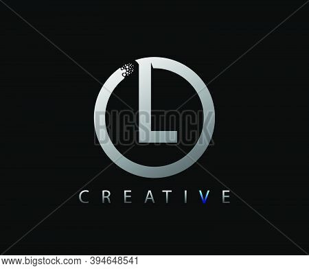 Letter L Digital Network , Technology And Digital Abstract Line Network Circuit Vector Logo. .