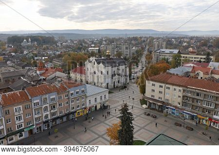 Drohobych, Ukraine - May 29, 2020: Panorama Of The Ancient City From A Height