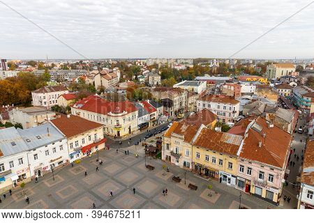 Drohobych, Ukraine - May 29, 2020: Panorama Of The Ancient City From A Height