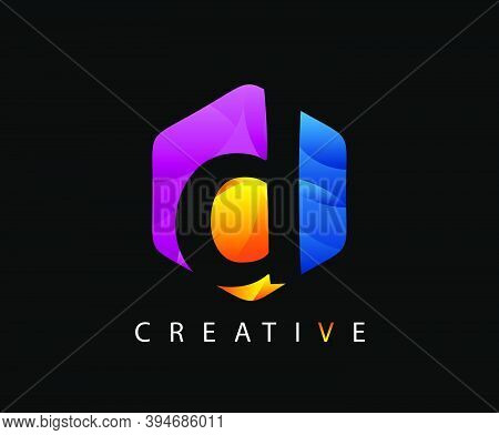 Letter D Digital Network , Technology And Digital Abstract Line D Network Circuit Vector Logo. .
