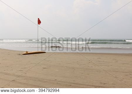 North Goa Rescue Boat India Morjim Beach
