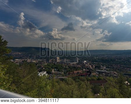 Viewpoint In Jena At Summer At Autumn From Landgrafen