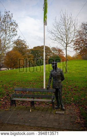 Dundalk, Ireland: November 11 2020: Ice House Hill Park Dundalk