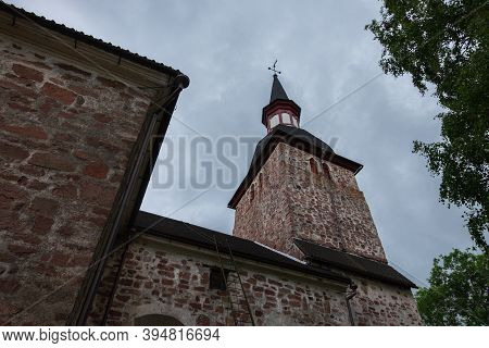 Finland, Aland Islands, Marienhamn, August 2019: All-scandinavian Maritime Cathedral In Yomala, A 12