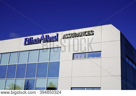 Bordeaux , Aquitaine / France - 11 08 2020 : Filhet-allard Sign And Logo Of Headquarter Insurance Fr